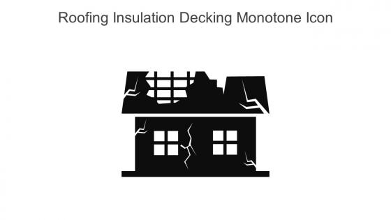 Roofing Insulation Decking Monotone Icon In Powerpoint Pptx Png And Editable Eps Format