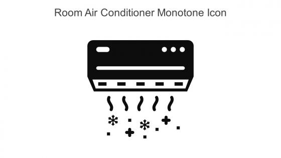 Room Air Conditioner Monotone Icon In Powerpoint Pptx Png And Editable Eps Format