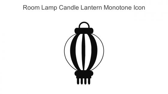 Room Lamp Candle Lantern Monotone Icon In Powerpoint Pptx Png And Editable Eps Format