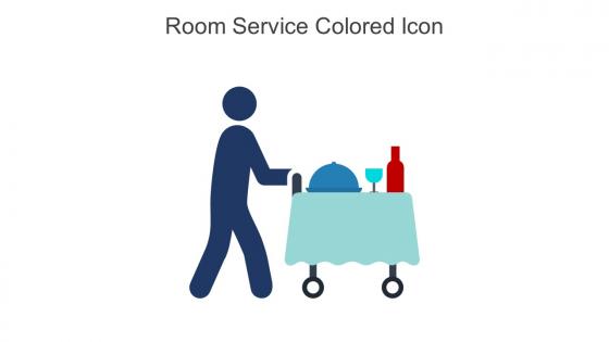 Room Service Colored Icon In Powerpoint Pptx Png And Editable Eps Format