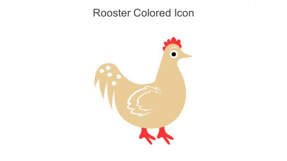 Rooster Colored Icon In Powerpoint Pptx Png And Editable Eps Format