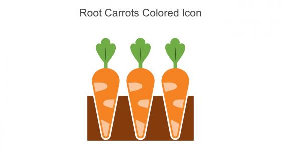 Root Carrots Colored Icon In Powerpoint Pptx Png And Editable Eps Format