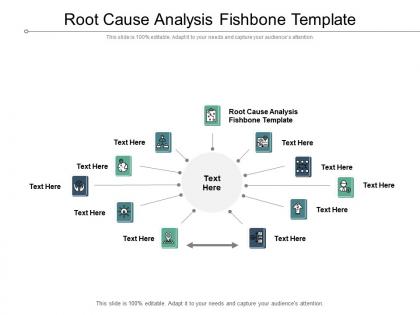 Root cause analysis fishbone template ppt powerpoint presentation slides slideshow cpb