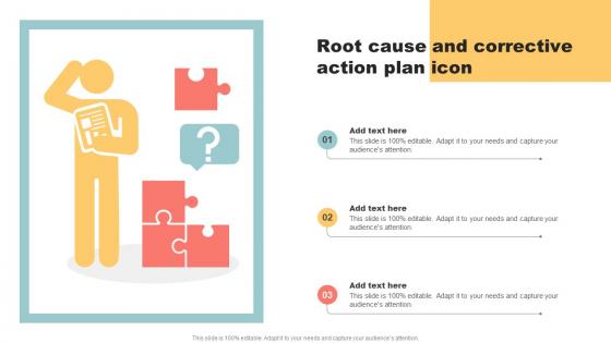 Root Cause And Corrective Action Plan Icon