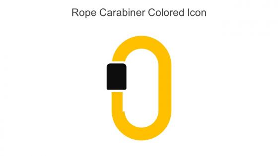 Rope Carabiner Colored Icon In Powerpoint Pptx Png And Editable Eps Format