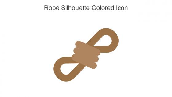 Rope Silhouette Colored Icon In Powerpoint Pptx Png And Editable Eps Format