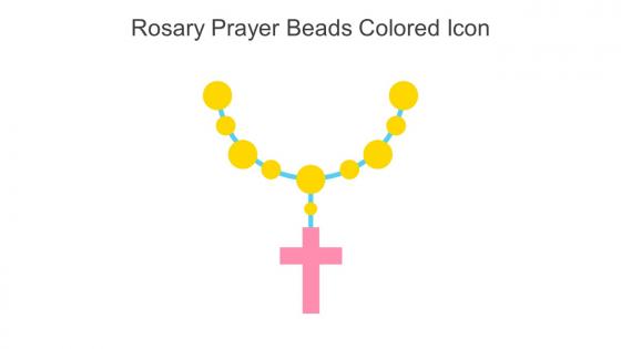 Rosary Prayer Beads Colored Icon In Powerpoint Pptx Png And Editable Eps Format