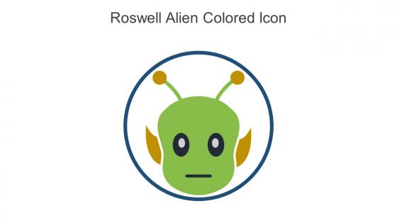 Roswell Alien Colored Icon In Powerpoint Pptx Png And Editable Eps Format