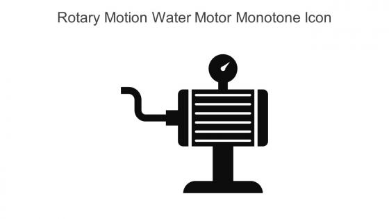 Rotary Motion Water Motor Monotone Icon In Powerpoint Pptx Png And Editable Eps Format
