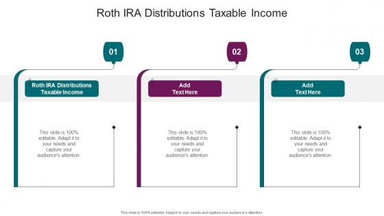 Roth IRA Distributions Taxable Income In Powerpoint And Google Slides Cpb