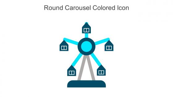 Round Carousel Colored Icon In Powerpoint Pptx Png And Editable Eps Format