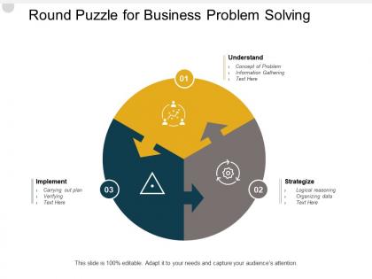 Round puzzle for business problem solving