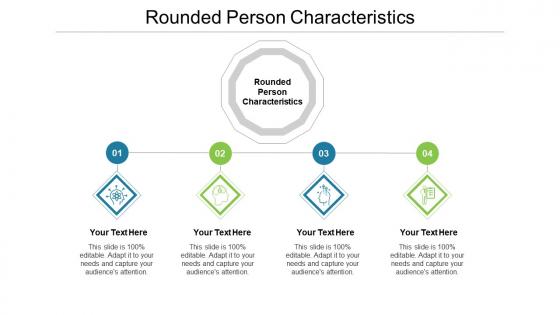 Rounded person characteristics ppt powerpoint presentation model information cpb