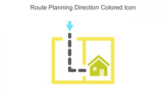 Route Planning Direction Colored Icon In Powerpoint Pptx Png And Editable Eps Format