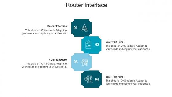 Router interface ppt powerpoint presentation outline show cpb