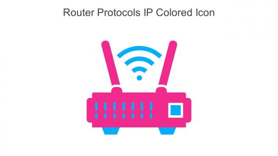 Router Protocols IP Colored Icon In Powerpoint Pptx Png And Editable Eps Format