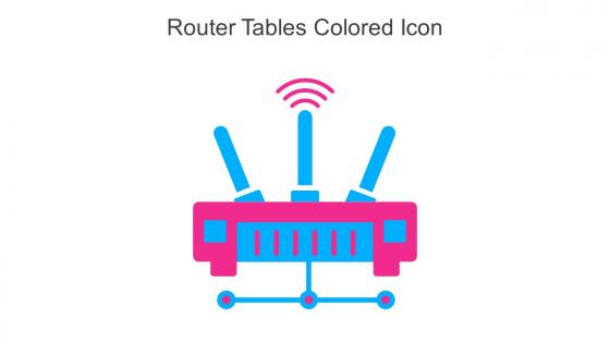 Router Tables Colored Icon In Powerpoint Pptx Png And Editable Eps Format