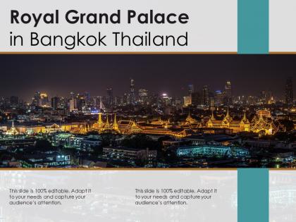 Royal grand palace in bangkok thailand