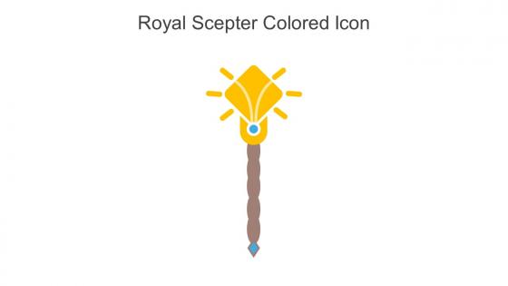 Royal Scepter Colored Icon In Powerpoint Pptx Png And Editable Eps Format
