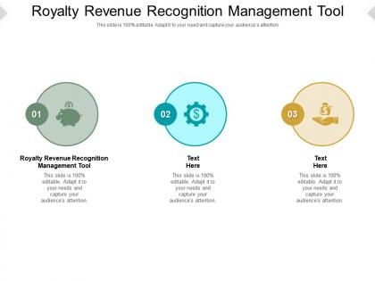 Royalty revenue recognition management tool ppt powerpoint presentation show structure cpb