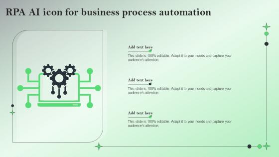 RPA AI Icon For Business Process Automation