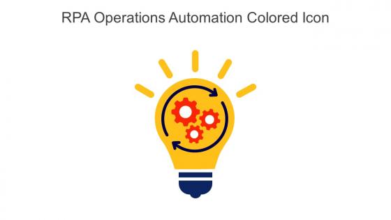 RPA Operations Automation Colored Icon In Powerpoint Pptx Png And Editable Eps Format