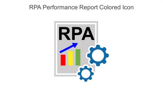 RPA Performance Report Colored Icon In Powerpoint Pptx Png And Editable Eps Format