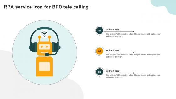 RPA Service Icon For BPO Tele Calling