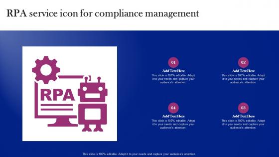 RPA Service Icon For Compliance Management