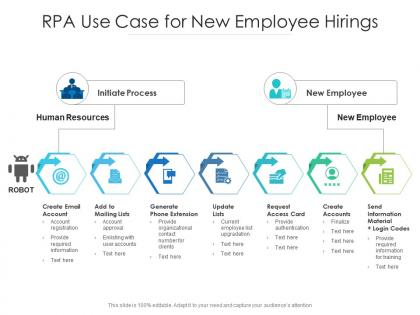 Rpa use case for new employee hirings