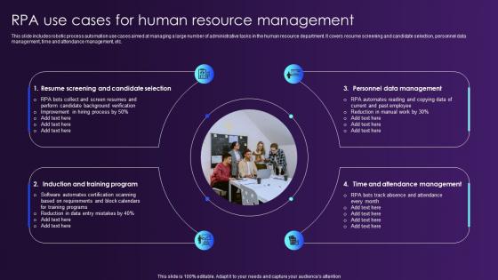RPA Use Cases For Human Resource Management