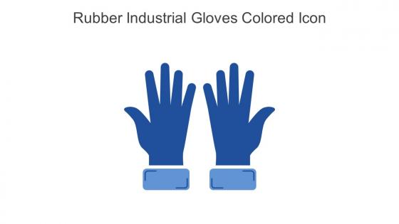 Rubber Industrial Gloves Colored Icon In Powerpoint Pptx Png And Editable Eps Format