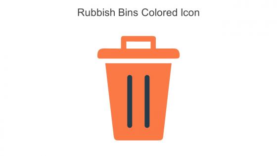 Rubbish Bins Colored Icon In Powerpoint Pptx Png And Editable Eps Format