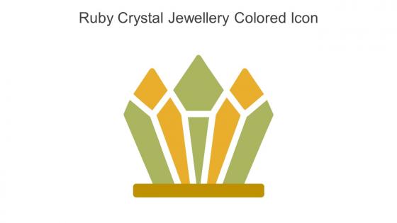 Ruby Crystal Jewellery Colored Icon In Powerpoint Pptx Png And Editable Eps Format