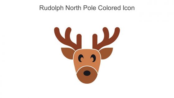 Rudolph North Pole Colored Icon In Powerpoint Pptx Png And Editable Eps Format