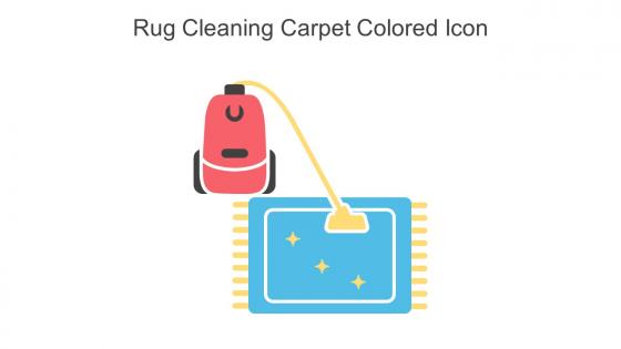 Rug Cleaning Carpet Colored Icon In Powerpoint Pptx Png And Editable Eps Format