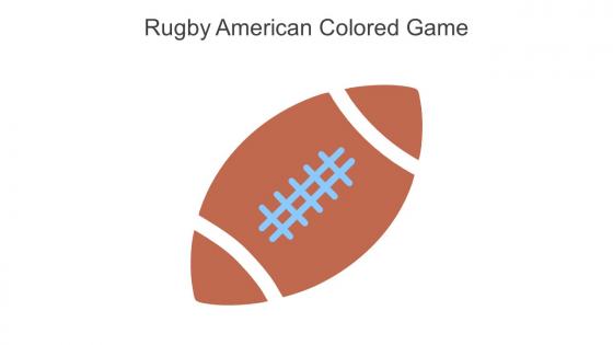Rugby American Football Game Colored Icon In Powerpoint Pptx Png And Editable Eps Format