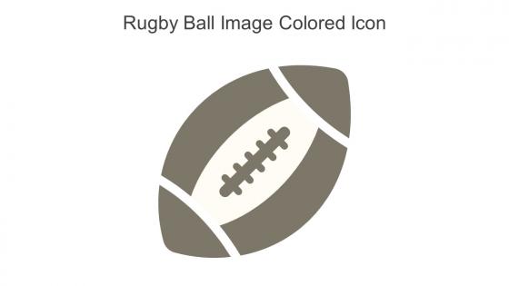 Rugby Ball Image Colored Icon In Powerpoint Pptx Png And Editable Eps Format