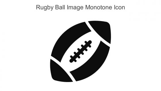 Rugby Ball Image Monotone Icon In Powerpoint Pptx Png And Editable Eps Format