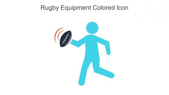 Rugby Equipment Colored Icon In Powerpoint Pptx Png And Editable Eps Format