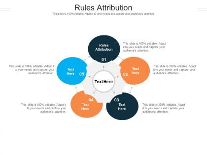 Rules attribution ppt powerpoint presentation summary influencers cpb