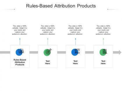 Rules based attribution products ppt powerpoint presentation outfit cpb