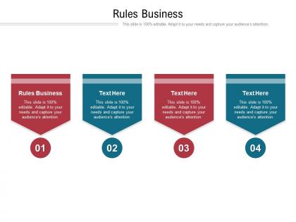 Rules business ppt powerpoint presentation gallery layouts cpb
