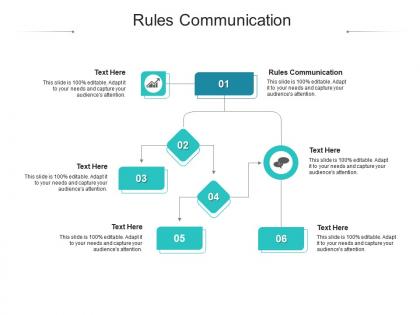 Rules communication ppt powerpoint presentation show diagrams cpb