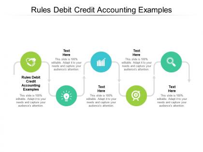 Rules debit credit accounting examples ppt powerpoint presentation ideas outfit cpb