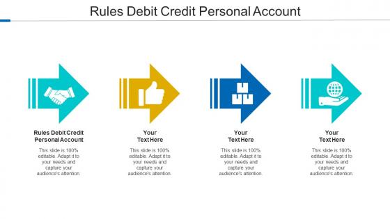 Rules Debit Credit Personal Account Ppt Powerpoint Presentation Outline Cpb