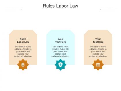 Rules labor law ppt powerpoint presentation file examples cpb