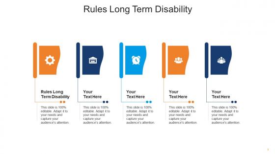 Rules long term disability ppt powerpoint presentation infographic template design ideas cpb