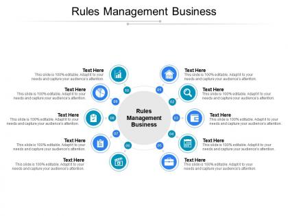 Rules management business ppt powerpoint presentation styles inspiration cpb