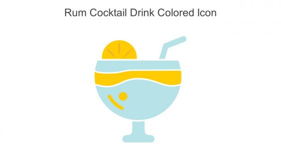 Rum Cocktail Drink Colored Icon In Powerpoint Pptx Png And Editable Eps Format